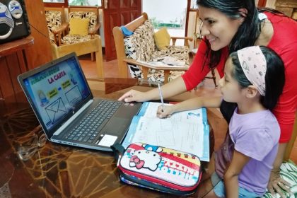 distancia educacion Andina